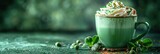 Mug Irish Coffee Green Sprinkles Clove, HD, Background Wallpaper, Desktop Wallpaper