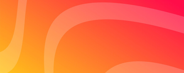 Poster - Modern colorful gradient background with wave lines
