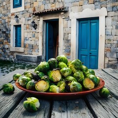 Wall Mural - brussels sprouts