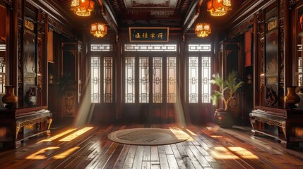 a room in Chinese style