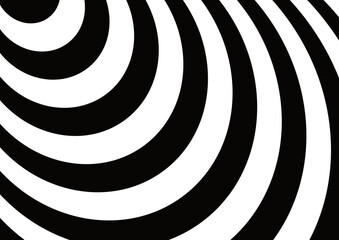 Poster - Concentric wallpaper background. Transparent design texture design element. Lines, waves, abstract stripes.