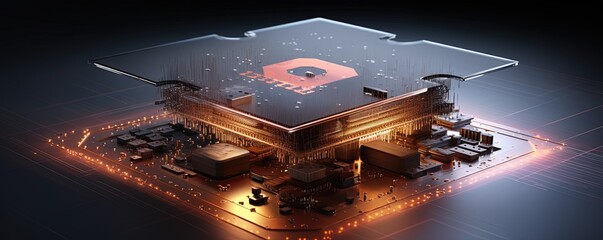 Poster - Quantum computer concept