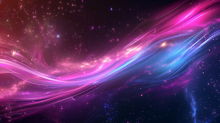 Wall Mural - Abstract fractal background for creative design looks like galaxies in space.