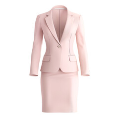 Wall Mural - A women's business skirt suit in a light pastel shade