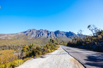 Canvas Print - Gordon River Road Landscape in Tasmania Australia