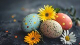 Fototapeta Mapy - easter holiday background