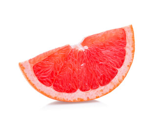 Wall Mural - Fresh grapefruit fruit. Grapefruit isolated on white background. clipping path.