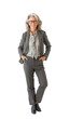 © Photocreo Bednarek - Senior businesswoman smiling isolated on transparent white background.