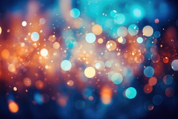 Wall Mural - colorful festive abstract blurred bokeh background