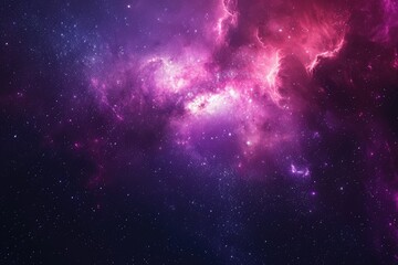 Wall Mural - Cosmic symphony plays radiant galaxy spectrum