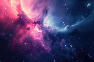 Wall Mural - Cosmic vista showcases mesmerizing galaxy spectrum