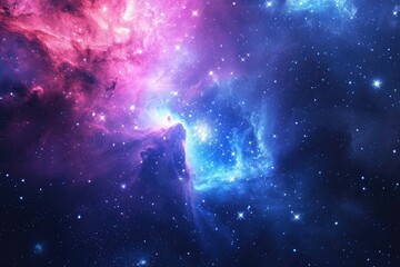 Wall Mural - Astronomical enchantment captivates with cosmic display