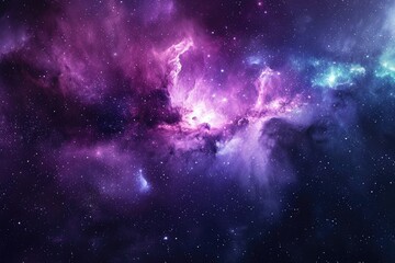 Wall Mural - Galactic wonder unveils captivating galaxy palette