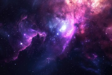 Wall Mural - Celestial mosaic mesmerizes with mesmerizing stellar spectrum