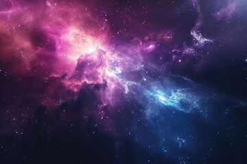 Wall Mural - Astronomical wonder unveils dazzling cosmic spectrum