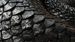 black dragon scale leather texture pattern