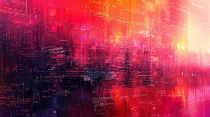 Digital art piece highlights the intricate layers of code that form the backbone of software development and computer scripting.