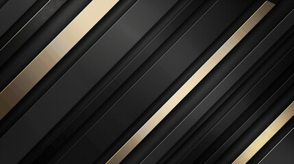 Wall Mural - Black and Beige with templates metal texture soft lines tech gradient abstract diagonal background