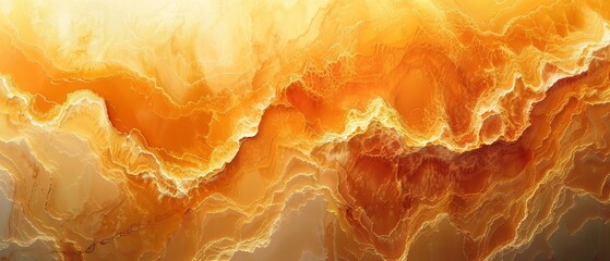 Poster - colorful abstract background. watercolor painting on canvas with a soft orange gradient. fragment of