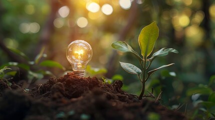 Aufkleber - Using renewable sources of energy, the bulb concept allows plants to grow in an environmentally friendly manner.