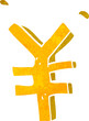 cartoon yen symbol