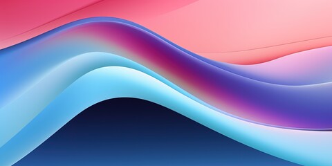 Poster - Sleek abstract graphic featuring a curvy shape with a smooth gradient, perfect for contemporary design projects