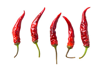 Wall Mural - Chili hot pepper isolated on transparent background