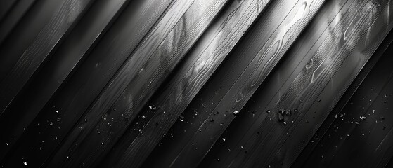 Poster - Abstract Black Line Background