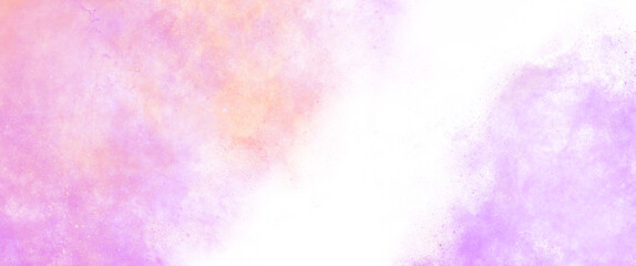 Wall Mural - pink purple yellow blue nebula sparkles on transparent background galaxy like wallpaper illustration clipart