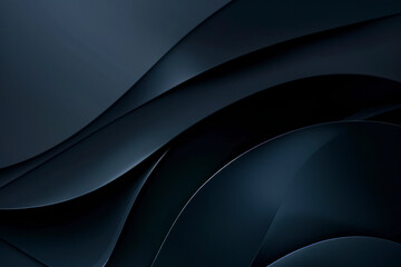 Wall Mural - Modern black blue abstract background. Minimal. Color gradient. Dark.