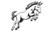 horse logo design, art, symbol, concept, idea, horse design 
