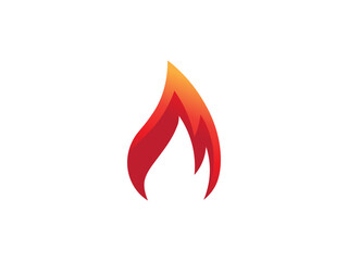 Wall Mural - fire logo icon design template elements. Fire flame vector icons