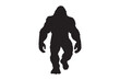 Bigfoot, Yeti, Silhouette, Wild Monster, Sasquatch, Stencil, Cut File, Printable