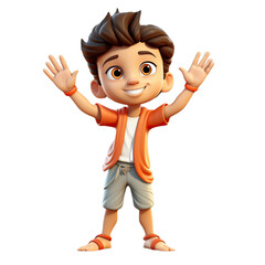 cartoon, boy, child, kid, vector, illustration, baby, people, character, fun, funny, smile, school, smiling, face, little, childhood, cute, person, sport