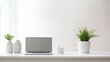 © vectorwin - workspace desk blurred room