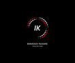 © MdAlamin - IK letter logo Design. Unique attractive creative modern initial IK initial based letter icon logo