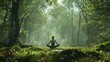wellness yoga forest