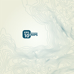 Wall Mural - stylized height of the topographic contour in lines and contours. сoncept of a conditional geography