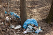 Pomimo wysokich kar oraz napiętnowania w mediach w dalszym ciągu można spotkać wyrzucone do lasu śmieci