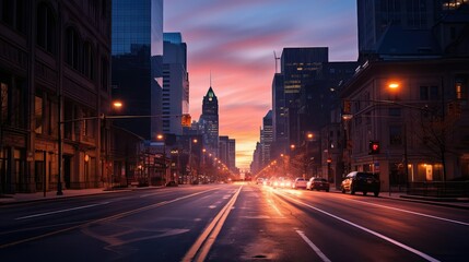 Canvas Print - metropolis cityscape city background