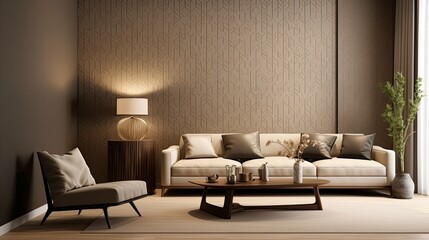 Wall Mural - tone brown biege background