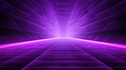 Canvas Print - vibrant purple neon background