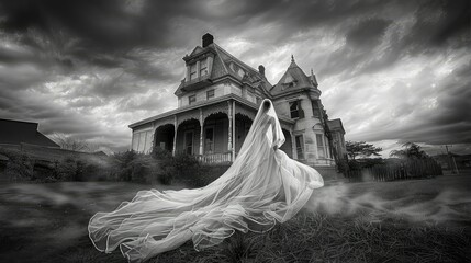 Wall Mural - apparition victorian ghost