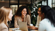 © MP Studio - Businesswoman with her team during a meeting at the company's office