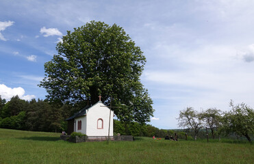 Sticker - Kapelle Herrin der Berge bei Heimbuchenthal