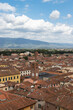 Panoramic view of ancient Italian city Lucca