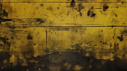 Aufkleber - Fire hydrant against yellow wall, suitable for urban themes.