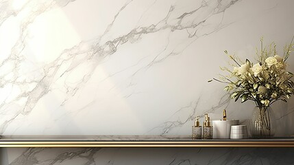 Wall Mural - floor decoration marble background