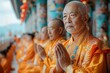 Wisdom in the Monastery: Chinese Elders at the Ceremony, Embodying Ancient Teachings and the Delicacy of Rituals in Their Soul