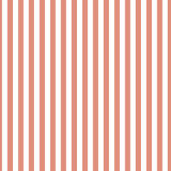 Wall Mural - Peach and white vertical stripes seamless background